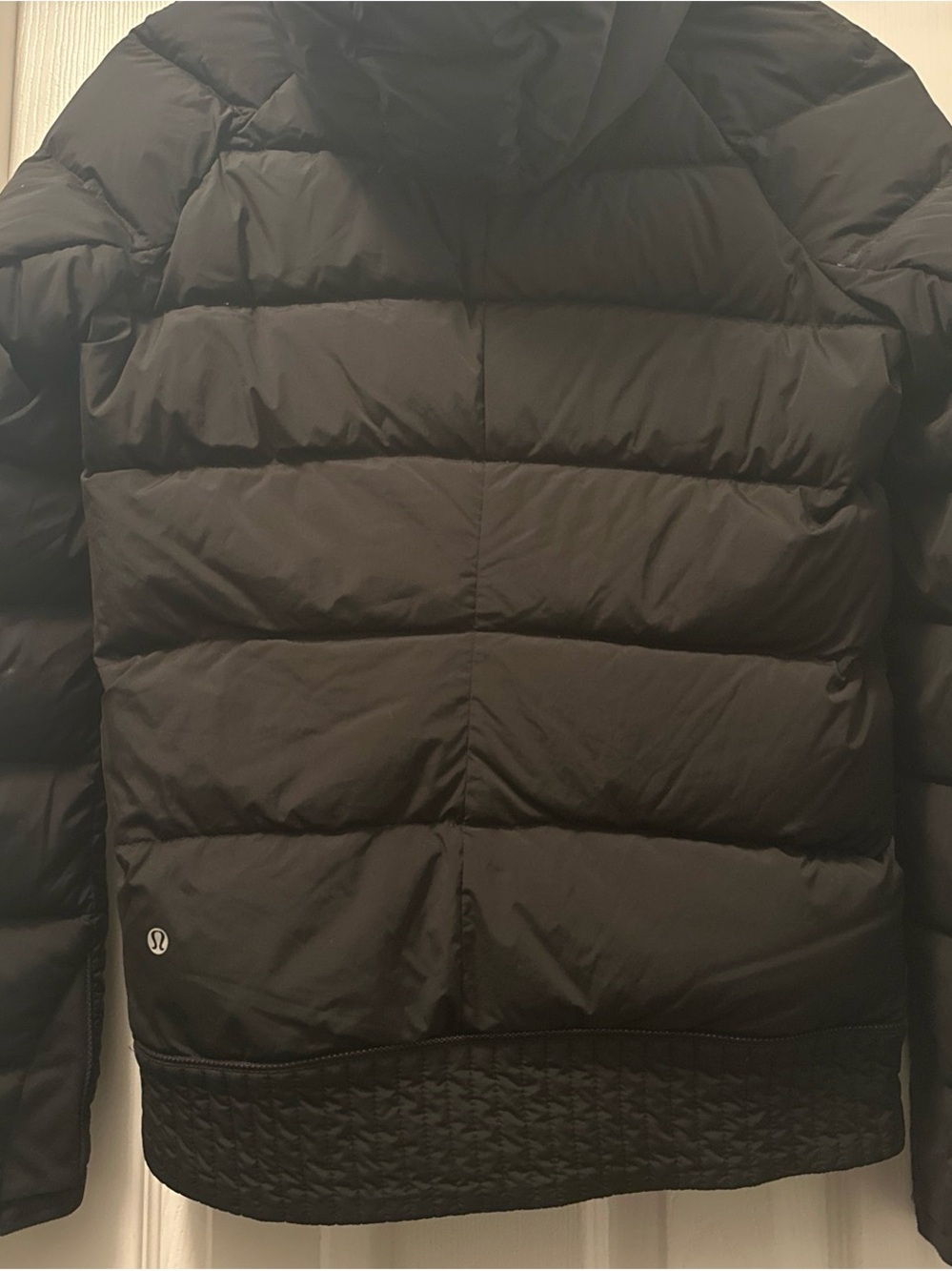 lululemon athletica Black Quilted Jacket with Funnel Neck - Picture 2 of 3